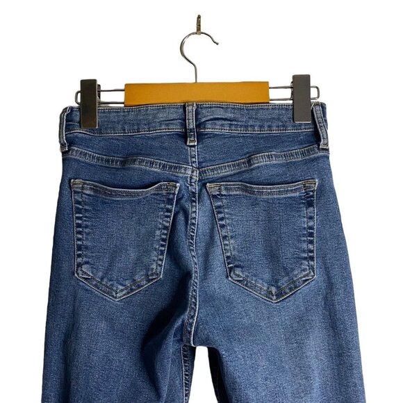 Topshop Women's Jaimie Medium Indigo Skinny Denim Jeans - Picture 4 of 9